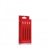 CONJUNTO DE 4 VELAS VERMELHAS TEASING WAX CANDLES OUCH!