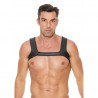 ARN&Ecirc;S EM NEOPRENE S/M PRETO OUCH!