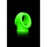 ANILLO PARA PENE Y TESTICULOS FLUORESCENTE GLOW IN THE DARK OUCH!