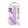 REALROCK REALISTIC DILDO WITH BALLS 7 /18 CM PURPLE