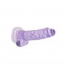 REALROCK REALISTIC DILDO WITH BALLS 7 /18 CM PURPLE