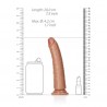 DILDO SLIM REALISTIC 7 /18 CM REALROCK