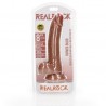 DILDO REALISTA COM TEST&Iacute;CULOS CURVED 8 /20,5 CM REALROCK