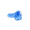 REALROCK REALISTIC DILDO WITH BALLS 10 /25,4 CM BLUE 