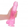REALROCK REALISTIC DILDO WITH BALLS 10 /25,4 CM PINK