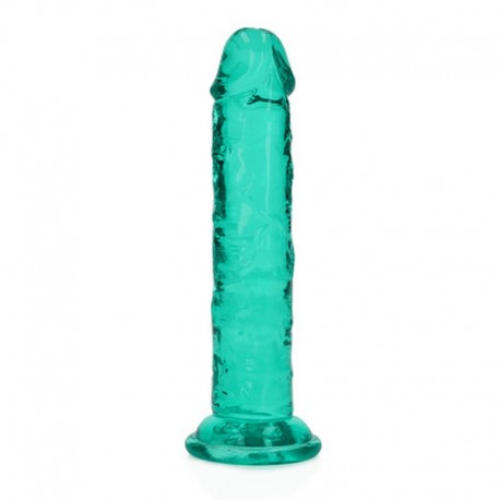 REALROCK STRAIGHT REALISTIC DILDO WITH SUCTION CUP 6 /14,5 GREEN