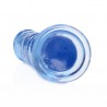 REALROCK STRAIGHT REALISTIC DILDO WITH SUCTION CUP 7 /18 CM BLUE