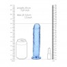 REALROCK STRAIGHT REALISTIC DILDO WITH SUCTION CUP 7 /18 CM BLUE