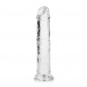 REALROCK STRAIGHT REALISTIC DILDO WITH SUCTION CUP 7 /18 CM TRANSPARENT 