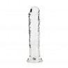 REALROCK STRAIGHT REALISTIC DILDO WITH SUCTION CUP 7 /18 CM TRANSPARENT 