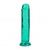 REALROCK STRAIGHT REALISTIC DILDO WITH SUCTION CUP 7 /18 CM GREEN
