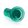REALROCK STRAIGHT REALISTIC DILDO WITH SUCTION CUP 7 /18 CM GREEN