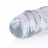 REALROCK CRYSTAL CLEAR REALISTIC DOUBLE DONG 18 /45 CM TRANSPARENT 