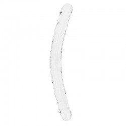REALROCK CRYSTAL CLEAR REALISTIC DOUBLE DONG 18 /45 CM TRANSPARENT 