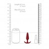 SHOTS TOYS SLIM BEGINNER BUTT PLUG RED