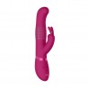 VIBRADOR IZARA ROTATING BEADS RABBIT ROSA VIVE