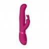 VIBRADOR IZARA ROTATING BEADS RABBIT ROSA VIVE