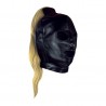 OUCH! EXTREME BLACK MASK WITH BLONDE PONYTAIL 