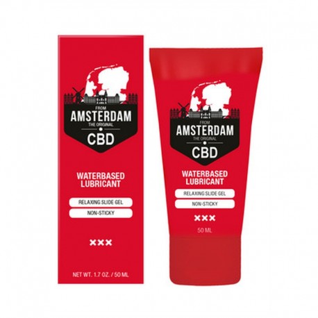 PHARMQUESTS ORIGINAL CBD FROM AMSTERDAM WATERBASED LUBRICANT 2 FL OZ 50 ML
