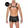 ARN&Eacute;S LEATHER BULLDOG HARNESS L/XL NEGRO OUCH! 