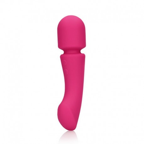 VARINHA MASSAJADORA ULTRA SOFT SILICONE DOUBLE-SIDED PRESTONE PINK LOVELINE