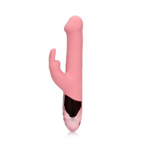 VIBRADOR RABBIT CON ROTACI&Oacute;N DE PERLAS PINK ARABESQUE LOVELINE
