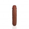 DILDO DUPLO U SHAPED DOUBLE DILDO 5 /12,7 CM TAN REALROCK