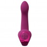 VIBRADOR RIKO CON MOTOR TRIPLE PULSE WAVE STIMULATOR ROSA VIVE