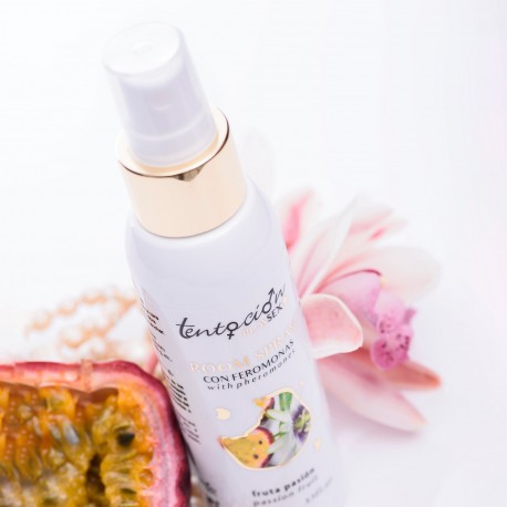 AMBIENTADOR DE FEROMONAS CON AROMA A FRUTA DE LA PASI&Oacute;N 100ML TENTACI&Oacute;N PLAY SEX