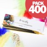 PACK DE 400 INCENSOS COM FEROMONAS AROMA SEXO LIVRE TENTACI&Oacute;N PLAY SEX