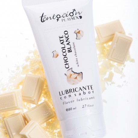LUBRIFIANT AROMATIS&Eacute; AU CHOCOLAT BLANC 80ML TENTACI&Oacute;N PLAY SEX