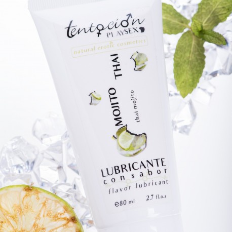 LUBRIFIANT AROMATIS&Eacute; MOJITO THA&Iuml; 80ML TENTACI&Oacute;N PLAY SEX