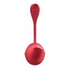 OVO VIBRAT&Oacute;RIO COM APLICA&Ccedil;&Atilde;O SHINY PETAL CONNECT APP VERMELHO SATISFYER
