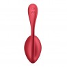 OVO VIBRAT&Oacute;RIO COM APLICA&Ccedil;&Atilde;O SHINY PETAL CONNECT APP VERMELHO SATISFYER