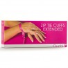 ALGEMAS DESCART&Aacute;VEIS DE PL&Aacute;STICO OUCH! ZIP TIE CUFFS EXTENDED ROSA