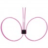 ALGEMAS DESCART&Aacute;VEIS DE PL&Aacute;STICO OUCH! ZIP TIE CUFFS EXTENDED ROSA