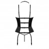 CORSET ET STRING JOANNA NOIR BEAUTY NIGHT FASHION