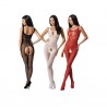 CATSUIT BS078 PRETO EROTIC LINE PASSION