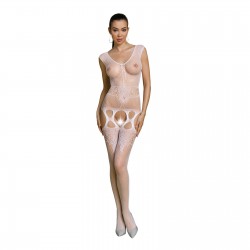 PASSION ECO COLLECTION BODYSTOKING BS014 WHITE