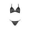 PASSION ECO COLLECTION SELAGINELLA BIKINI 2 PIECE SET BLACK  