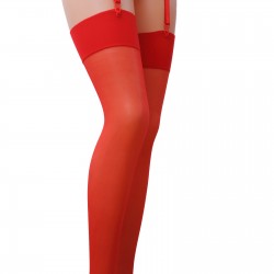 PASSION STOCKINGS ST001 RED (17 DEN) 