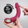 VIBRADOR FLEX&Iacute;VEL MAGNUS BEND ROSA CRUSHIOUS