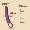 VIBRADOR FLEX&Iacute;VEL MAGNUS BEND ROXO CRUSHIOUS