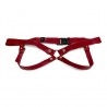 LUL&Uacute; LAFEM RED LEATHER HANDMADE HARNESS 3 CM/ M