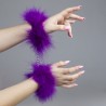 MENOTTES AVEC PLUMES MARABU VIOLET SECRET PLAY
