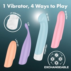 CONJUNTO DE VIBRADORES PLAYFUL FOUR SATISFYER