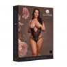 BODY LACE UNDERWIRED PRETO TAMANHO QUEEN LE D&Eacute;SIR