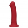 VIBRADOR NON-PHALLIC VIBRATING DILDO GRANDE RASPBERRY RED LOVELINE