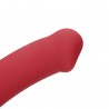 VIBRADOR NON-PHALLIC VIBRATING DILDO GRANDE RASPBERRY RED LOVELINE