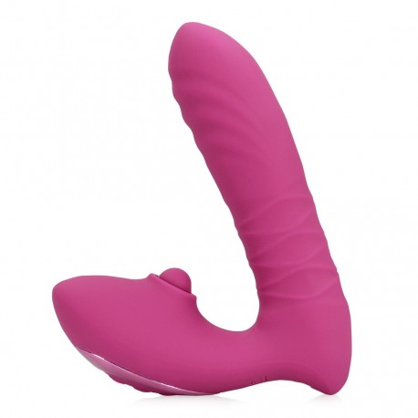 VIBRADOR THRUSTING AND TAPPING ROSA LOVELINE